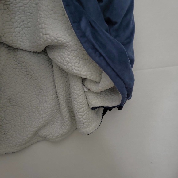 The Comfy Blanket Navy Blue Hoodie Sweatshirt Pullover One Size Long Sleeve - Picture 8 of 10